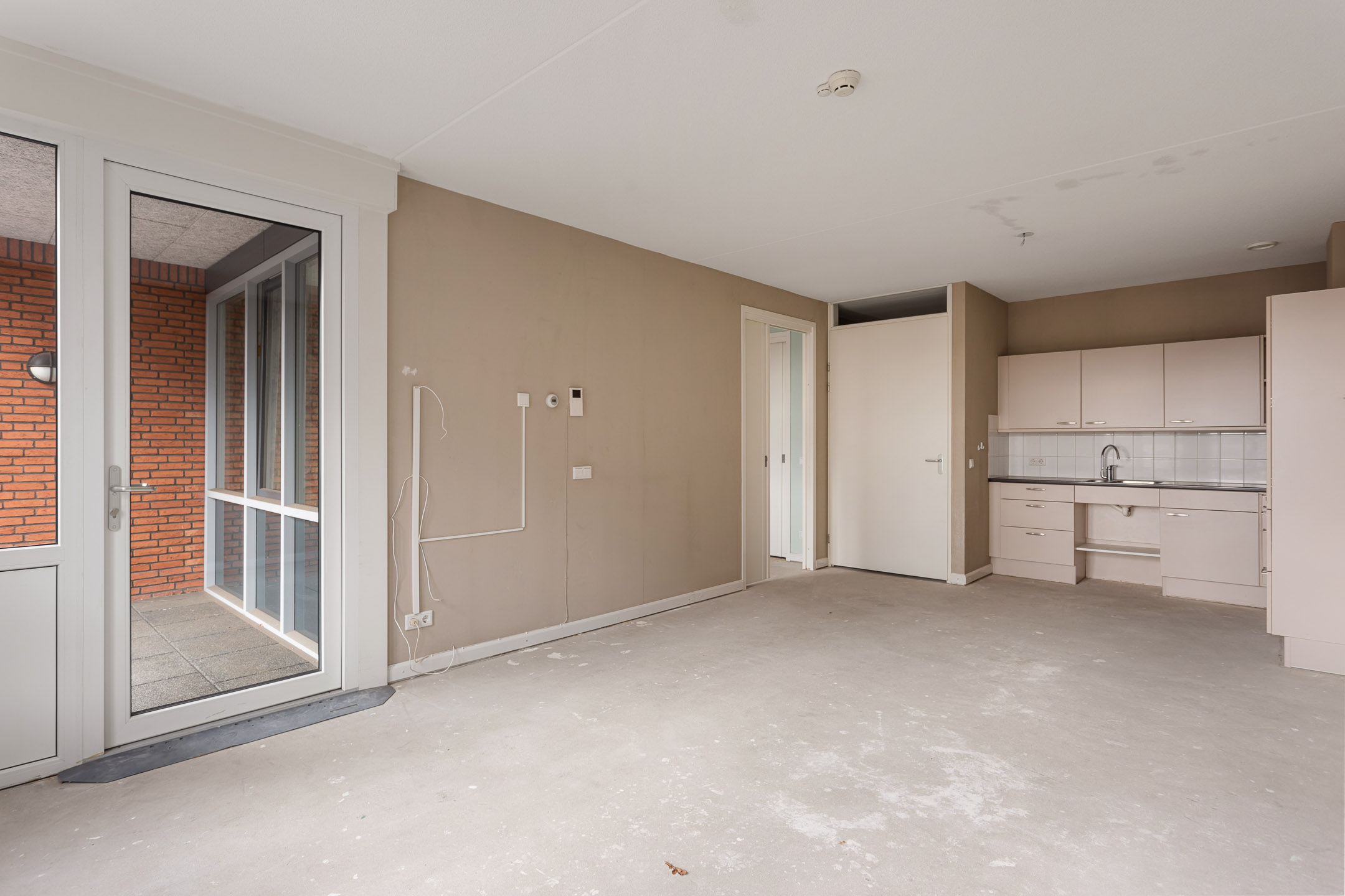 Keuken met aansluitend balkon